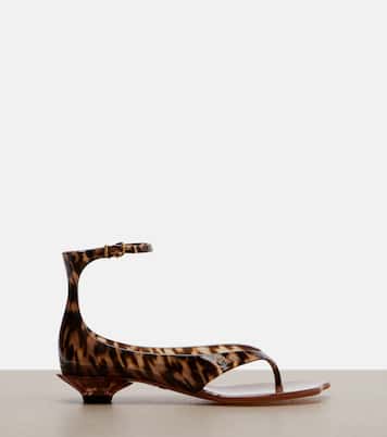 Chloé Jelly animal-print thong sandals | Chloé