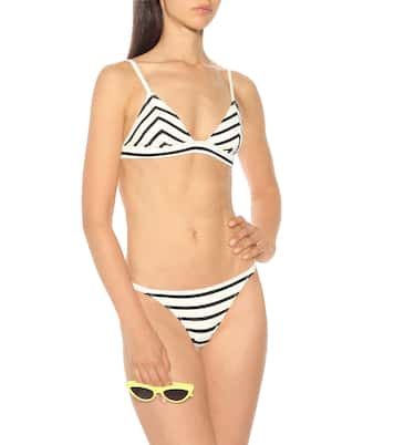 Top de bikini Morgan de rayas | Solid & Striped