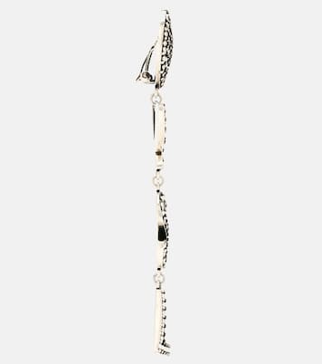 Orecchini YSL Heart con cristalli | Saint Laurent