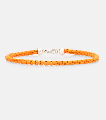 Giada 18kt white gold and silver anklet | Eéra