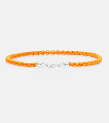 Giada 18kt white gold and silver anklet | Eéra