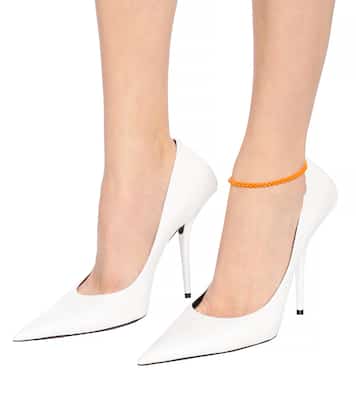 Giada 18kt white gold and silver anklet | Eéra