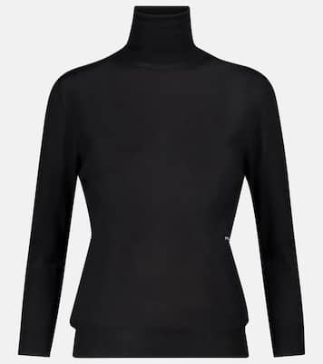 Rollkragenpullover aus Schurwolle | Prada