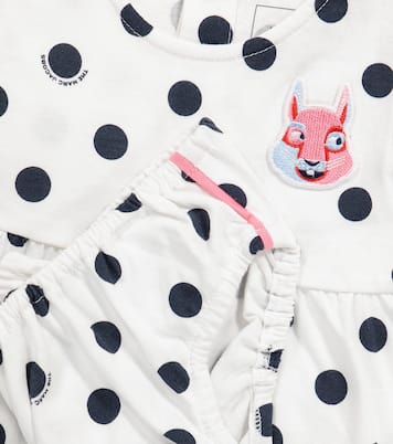Baby polka-dot cotton dress and bloomers set | Marc Jacobs Kids