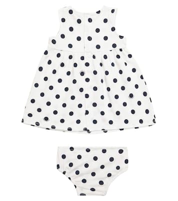 Baby polka-dot cotton dress and bloomers set | Marc Jacobs Kids