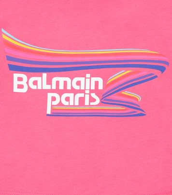 Cropped-Sweatshirt aus Baumwolle | Balmain Kids