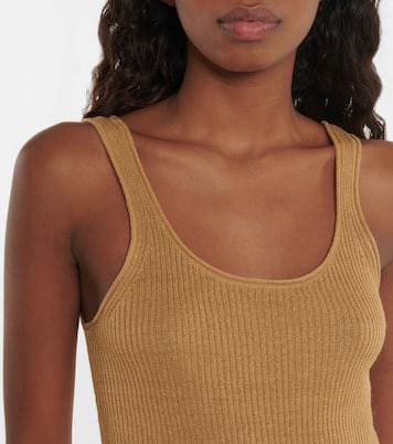 Tank top en mezcla de lino | Acne Studios