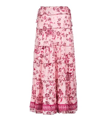 Camila floral maxi skirt | Poupette St Barth