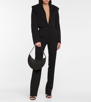 Schultertasche Le Demi-Lune Small aus Leder | Alaïa