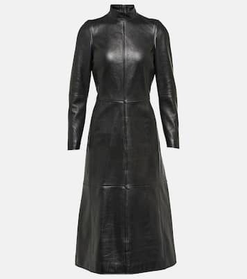 Midikleid aus Leder | Balenciaga