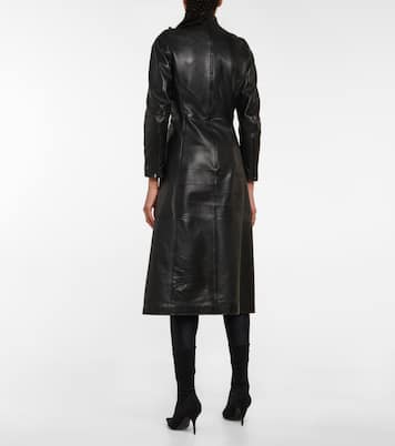 Midikleid aus Leder | Balenciaga