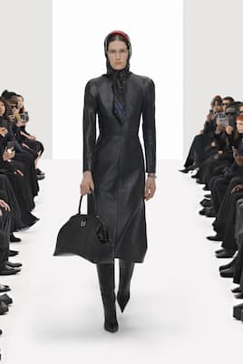 Midikleid aus Leder | Balenciaga