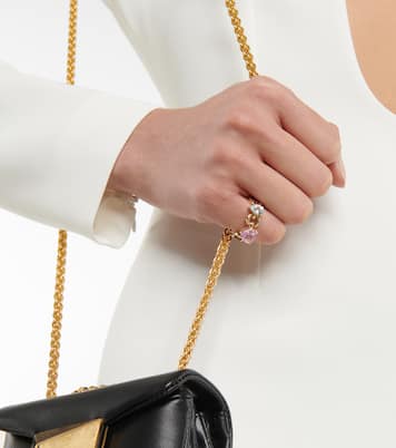 Bague Catena Petite en or 18 ct, topaze, améthyste et saphir | Nadine Aysoy