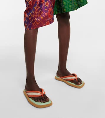 Leather thong sandals | Dries Van Noten