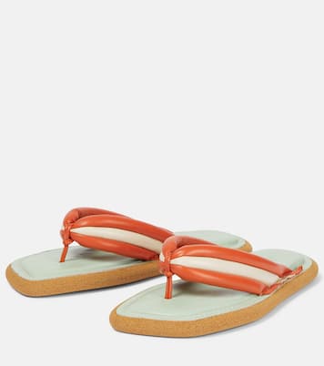 Leather thong sandals | Dries Van Noten