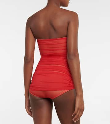 Walter Mio strapless swimsuit | Norma Kamali