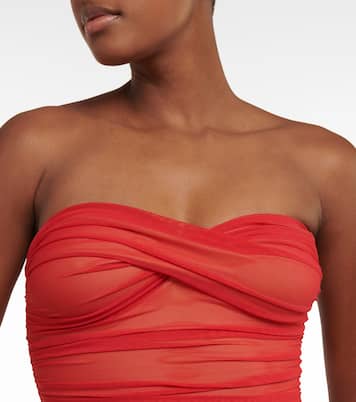 Walter Mio strapless swimsuit | Norma Kamali