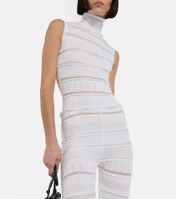 Crinonline flared jumpsuit | Alaïa