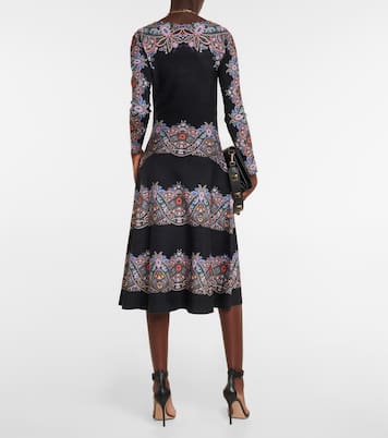 Printed wool midi dress | Etro