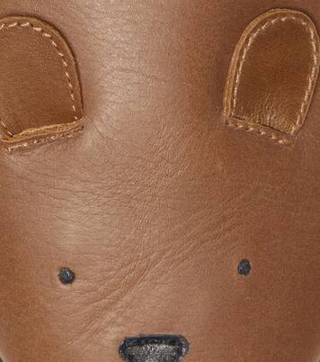 Kapi Bear  leather mittens | Donsje