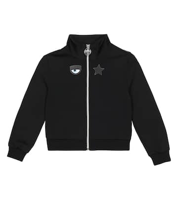 X Chiara Ferragni Bestickte Reißverschlussjacke | Monnalisa