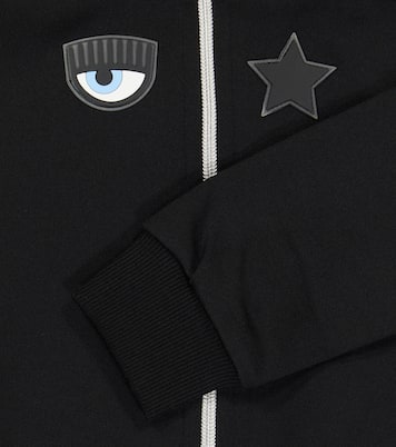 X Chiara Ferragni Bestickte Reißverschlussjacke | Monnalisa