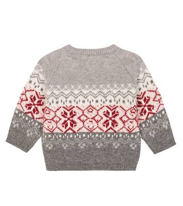 Baby - Pullover in lana con intarsio | Tartine et Chocolat
