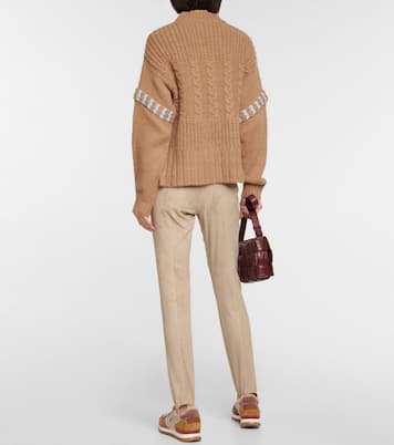 Cable-knit alpaca wool and wool sweater | Bogner