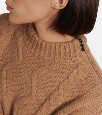 Cable-knit alpaca wool and wool sweater | Bogner