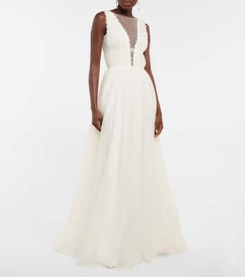Bridal tulle gown | Costarellos