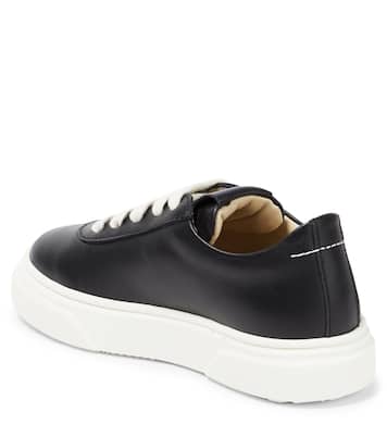 Sneakers in pelle con logo | MM6 Maison Margiela Kids