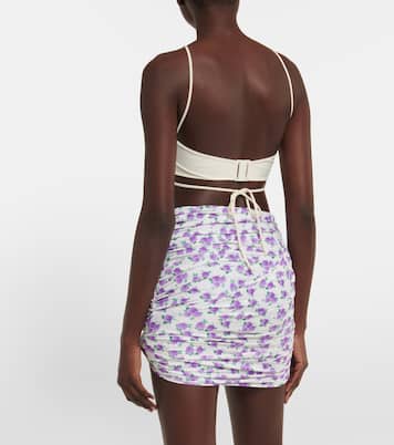 Minifalda floral fruncida | Magda Butrym