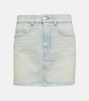 Minifalda en denim de tiro alto | Ami Paris