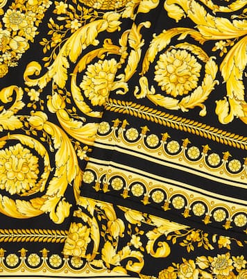 Barocco wide-leg silk twill pants | Versace Kids