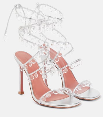 Tina embellished leather sandals | Amina Muaddi