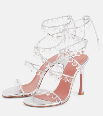 Tina embellished leather sandals | Amina Muaddi