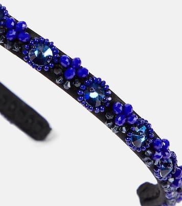 Diadema de seda adornada | Erdem