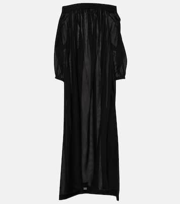 Abito lungo con scollo bardot | Alaïa