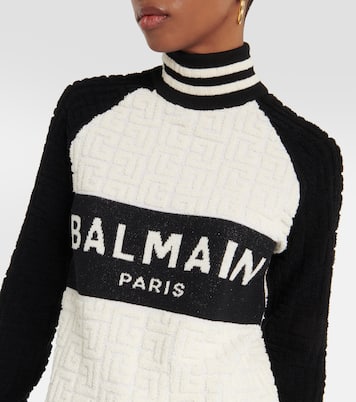 Jersey Monogram mezcla de lana y algodón | Balmain