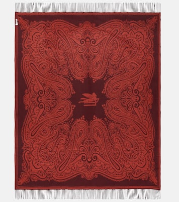 Paisley wool and cashmere throw | Etro