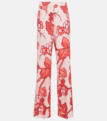 Floral high-rise pants | Etro