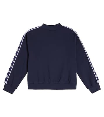 Felpa in cotone con zip | Dolce&Gabbana Kids