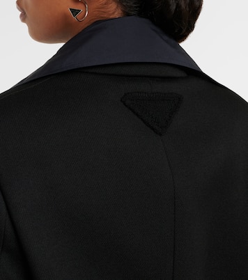 Wool gabardine blazer | Prada