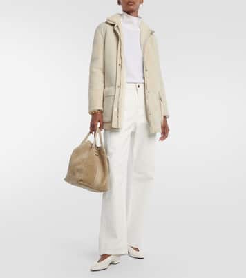 Giacca Voyageur in suede e shearling | Loro Piana