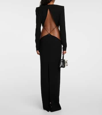 Robe longue en crêpe | Mônot