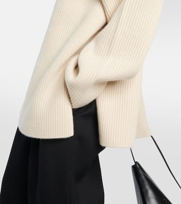 Ribbed-knit wool polo sweater | Toteme