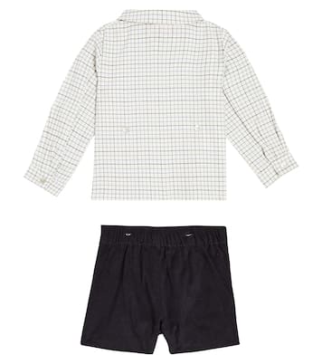 Bebé - set Arlo de camisa y shorts de algodón | La Coqueta