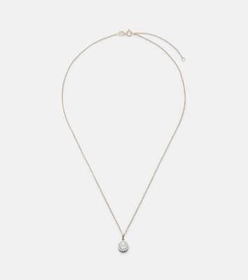 Halskette Framed Mosaic aus 10kt Gelbgold mit Diamanten | Stone and Strand