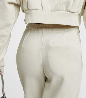 Pantaloni flared in pile di cotone | Entire Studios