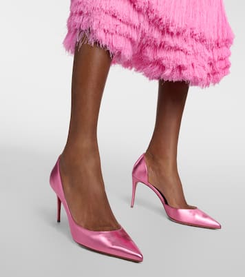 Pumps Iriza 85 in pelle metallizzata  | Christian Louboutin